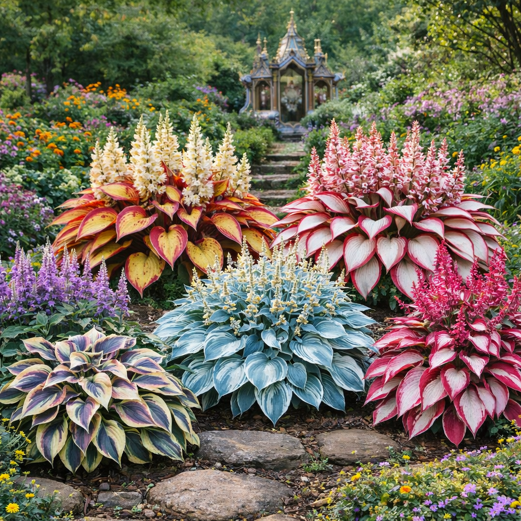 🔥Premium Hosta Flower Seeds – Japanese Garden Variety