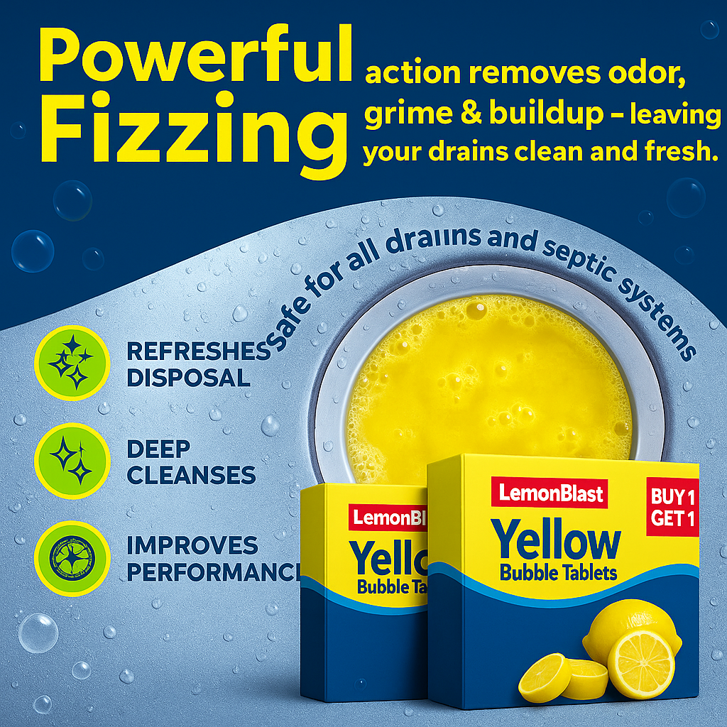 LemonBlast Yellow Bubble Tablets - Buy 1 Get 1 (24pc)