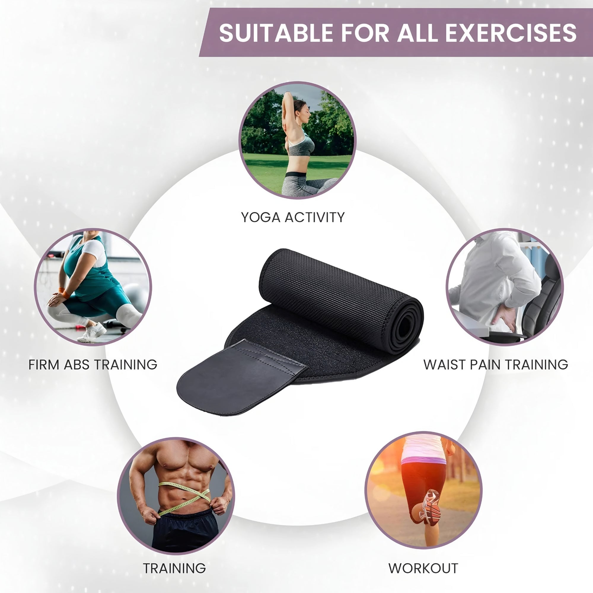 Adjustable Waist Trimmer Belt